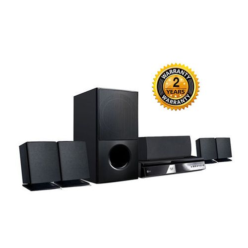 LG 5.1Ch. Bluetooth Home Theater Music System - LHD627 - Black